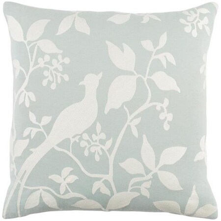 Artistic Weavers Artistic Weavers KGDM7050-1818 Kingdom Birch Throw Pillow Cover; Dusty Aqua KGDM7050-1818